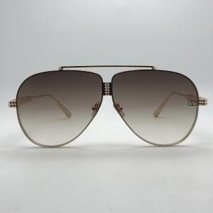 Valentino XVI - Pilot Titanium Stud Frame VLS-100B-64 I GLD-BRO I CAT 3