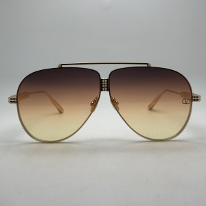 Valentino XVI - Pilot Titanium Stud Frame VLS-100A-64 I GLD-GRY I CAT 3